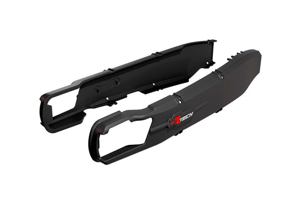 R-Tech Plastic Swingarm Protectors Black Stark Varg 2023-2026