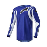 Men T-shirt Off road ALPINESTARS MX FLUID blue/white