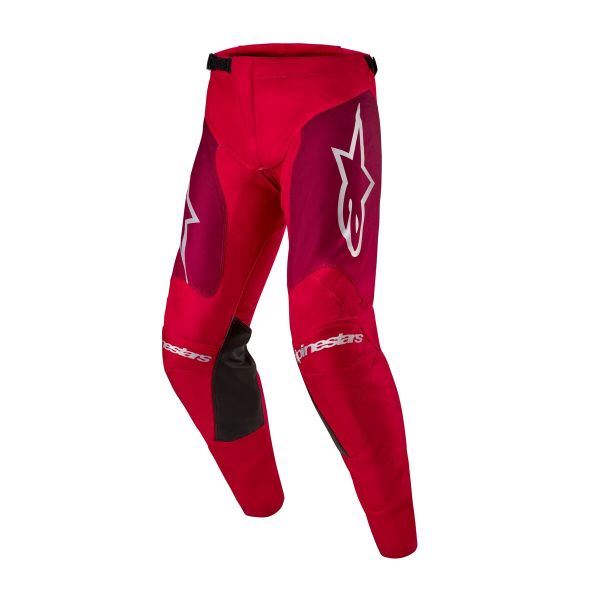 Men Trousers Off road ALPINESTARS MX RACER red/burgundy