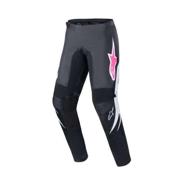 Women Trousers Off road ALPINESTARS MX STELLA FLUID black/white/pink