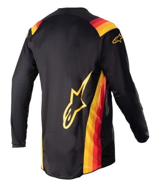 Men T-shirt Off road ALPINESTARS MX FLUID CORSA black/orange/red/yellow