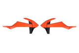 CeMoto Radiator Tank Side Covers for KTM 2017-2019 — Orange
