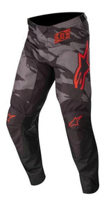 Men Trousers Off road ALPINESTARS MX RACER TACTICAL black/camo/fluorescent/grey/red